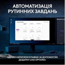 Комплект клавиатура + мышь Wireless Logitech MX Keys S Combo Graphite (920-011614)