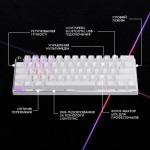 Клавиатура Logitech G PRO X 60 TKL GX Optical Tactile White (920-011930)