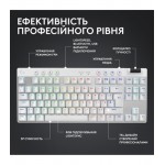 Клавиатура Logitech G PRO X TKL Lightspeed White Tactile (920-012148)