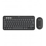 Комплект клавиатура + мышь Wireless Logitech Pebble 2 Combo Graphite (920-012239)