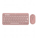 Комплект клавиатура + мышь Wireless Logitech Pebble 2 Combo Rose (920-012241)