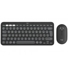 Комплект клавиатура + мышь Wireless Logitech Pebble 2 Combo for Mac Graphite (920-012244)