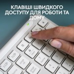 Клавиатура Wireless Logitech Signature Slim K950 US OffWhite USB (920-012466)