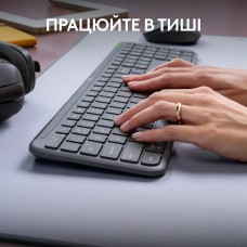 Комплект клавиатура + мышь Wireless Logitech Signature Slim Combo MK950 Graphite (920-012490)