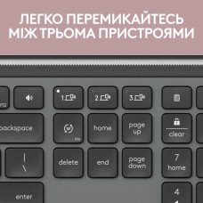 Комплект клавиатура + мышь Wireless Logitech Signature Slim Combo MK950 Graphite (920-012490)