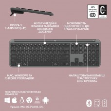 Комплект клавиатура + мышь Wireless Logitech Signature Slim Combo MK950 Graphite (920-012490)