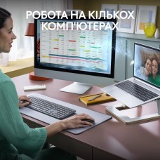 Комплект клавиатура + мышь Wireless Logitech Signature Slim Combo MK950 for Business Graphite (920-012508)