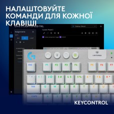 Клавиатура Wireless Logitech G915 X Lightspeed TKL Tactile White (920-012737)