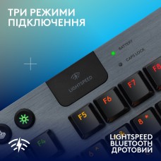 Клавиатура Wireless Logitech G915 X Lightspeed TKL Clicky Black (920-012757)