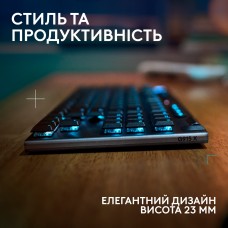 Клавиатура Wireless Logitech G915 X Lightspeed TKL Clicky Black (920-012757)