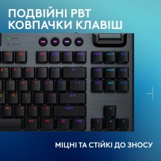 Клавиатура Wireless Logitech G915 X Lightspeed TKL Clicky Black (920-012757)