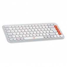 Клавиатура Wireless Logitech Pop Icon Keys Off White (920-013072)