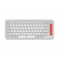 Клавиатура Wireless Logitech Pop Icon Keys Off White (920-013072)