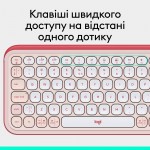 Клавиатура Wireless Logitech Pop Icon Keys Rose (920-013073)