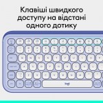 Клавиатура Wireless Logitech Pop Icon Keys Lilac (920-013074)