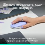 Комплект клавиатура + мышь Wireless Logitech Pop Icon Combo Lilac (920-013078)