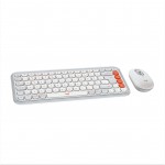 Комплект клавиатура + мышь Wireless Logitech Pop Icon Combo Off White (920-013141)
