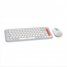 Комплект клавиатура + мышь Wireless Logitech Pop Icon Combo Off White (920-013141)