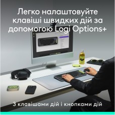 Комплект клавиатура + мышь Wireless Logitech Pop Icon Combo Off White (920-013141)