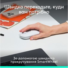 Комплект клавиатура + мышь Wireless Logitech Pop Icon Combo Off White (920-013141)