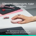 Комплект клавиатура + мышь Wireless Logitech Pop Icon Combo Rose (920-013142)