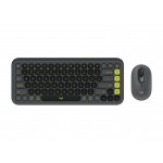 Комплект клавиатура + мышь Wireless Logitech Pop Icon Combo Graphite (920-013156)