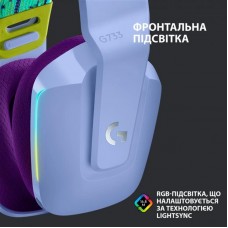 Наушники гарнитура накладные Wireless Logitech G733 Lilac (981-000890)