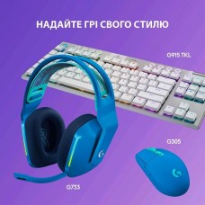 Наушники гарнитура накладные Wireless Logitech G733 Blue (981-000943)