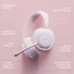 Наушники гарнитура накладные Wireless Logitech G735 Off White (981-001083)