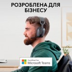 Наушники гарнитура накладные Bluetooth 5.2 Logitech Zone Vibe MS Graphite (981-001157)