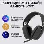 Наушники гарнитура накладные Bluetooth 5.0 Logitech Zone Vibe UC Graphite (981-001199)