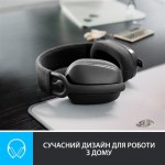 Наушники гарнитура накладные Bluetooth 5.2 Logitech Zone Vibe 100 Graphite (981-001213)