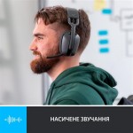 Наушники гарнитура накладные Bluetooth 5.2 Logitech Zone Vibe 100 Graphite (981-001213)