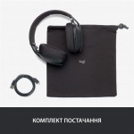 Наушники гарнитура накладные Bluetooth 5.2 Logitech Zone Vibe 100 Graphite (981-001213)