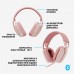 Наушники гарнитура накладные Bluetooth Logitech Zone Vibe 100 Wireless Rose (981-001224)