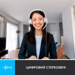 Наушники гарнитура накладные проводные Logitech H390 USB White (981-001286)