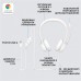 Наушники гарнитура накладные проводные Logitech H390 USB White (981-001286)