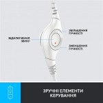 Наушники гарнитура накладные проводные Logitech H390 USB White (981-001286)