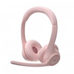 Наушники гарнитура накладные Bluetooth Logitech Zone 300 Wireless Rose (981-001412)