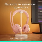 Наушники гарнитура накладные Bluetooth Logitech Zone 300 Wireless Rose (981-001412)