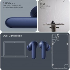 Наушники вакуумные Bluetooth CMF by Nothing Buds 2 Plus B184 Blue (A10600103)_EU