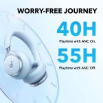 Наушники накладные Bluetooth Anker SoundCore Space One Blue (A3035G31)