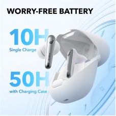 Наушники вакуумные Bluetooth Anker SoundCore Liberty 4 NC Clear White (A3947G21)