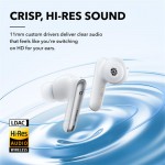Наушники вакуумные Bluetooth Anker SoundCore Liberty 4 NC Clear White (A3947G21)
