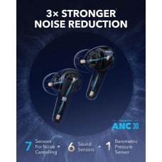 Наушники вакуумные Bluetooth Anker SoundCore Liberty 4 Pro Blue Matte (A3954G31)