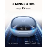 Наушники вакуумные Bluetooth Anker SoundCore Liberty 4 Pro Blue Matte (A3954G31)