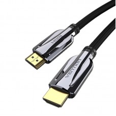 Кабель HDMI-HDMI v.2.1 Vention 8K 60Hz 4K 120Hz 48Gbps HDR 3D Vision gold-plated 1.5m Black (AALBG)