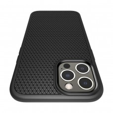 Чехол накладка Spigen TPU Liquid Air для iPhone 12 Pro Max Matte Black (ACS01617)