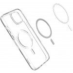 Чехол накладка Spigen TPU Ultra Hybrid Mag Safe для iPhone 14 Plus White (ACS04902)