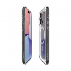 Чехол накладка Spigen TPU Ultra Hybrid MagSafe для iPhone 15 Pro Max Frost Clear (ACS06580)